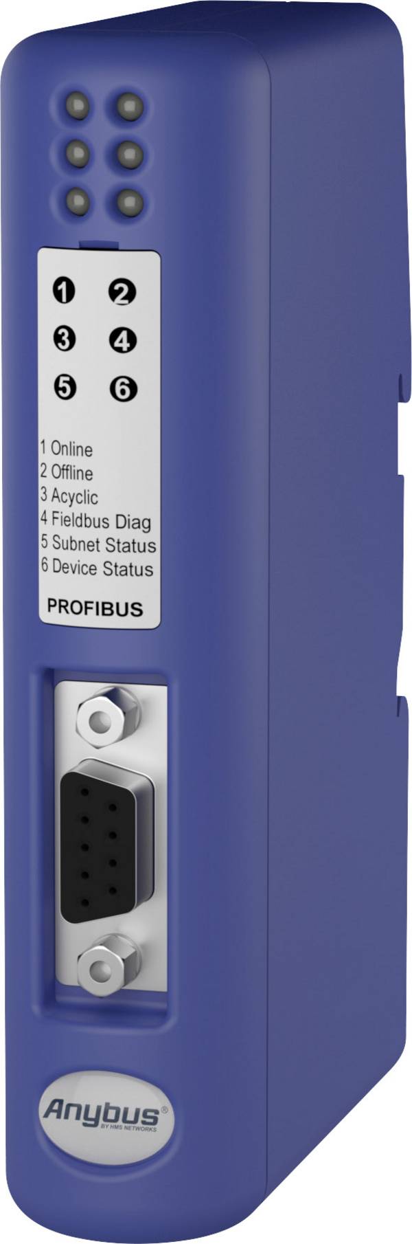 Anybus CAN/Profibus CAN prevodník CAN dátová zbernica , USB, Sub-D9 je galvanicky izolovaný, 24 V/DC