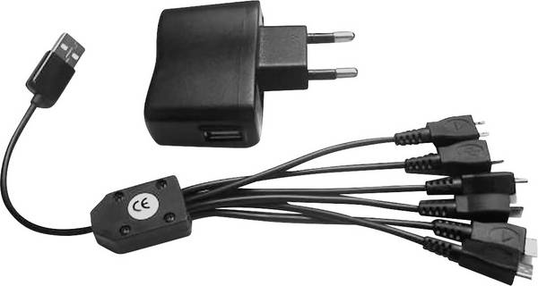 Albrecht  6-faches USB-Ladekabel für ATR 100/200/TelMe/Multicom 29930