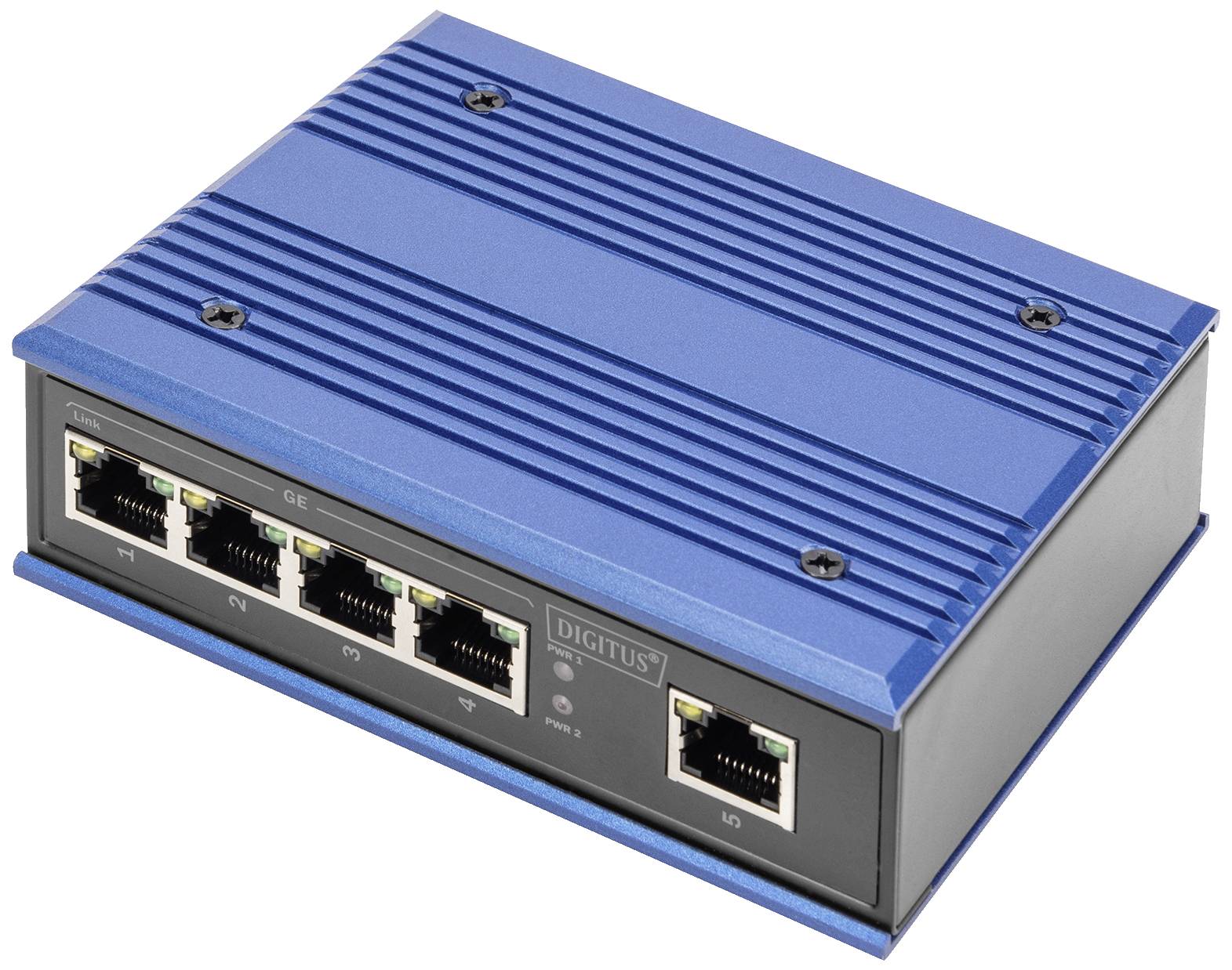 Digitus DN-651126 DN-651126 Industrial Ethernet Switch 5 poorten 10 / 100 / 1000 MBit/s afbeelding