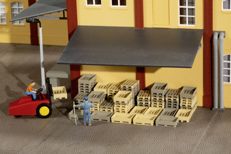 Auhagen 41667 H0 Pallets. afbeelding