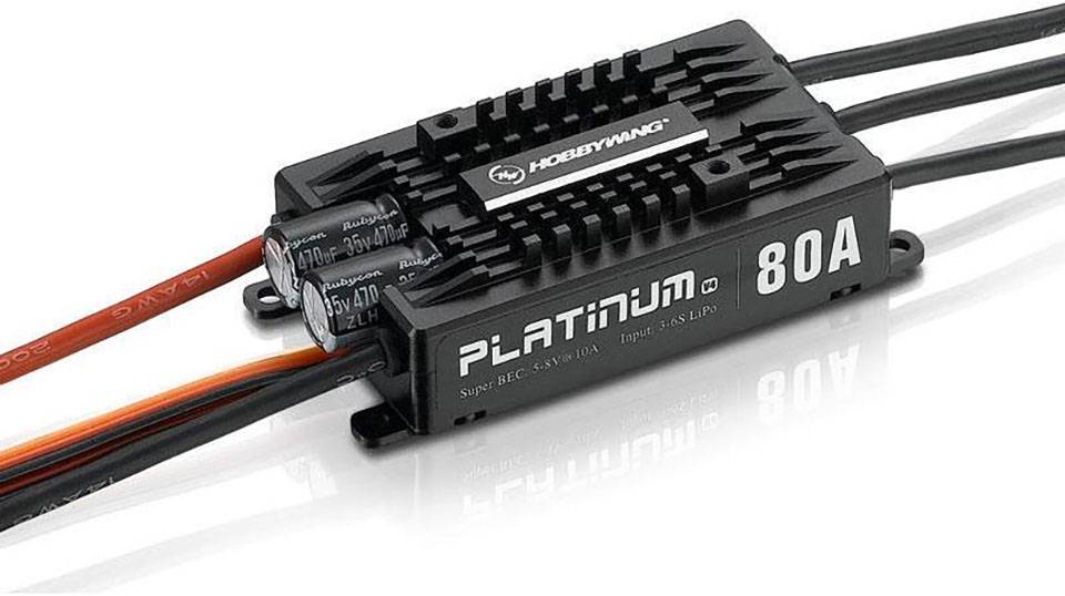 Hobbywing Hobbywing Regler Platinum Pro 80A V4 3-6S BEC 7A auto Brushless