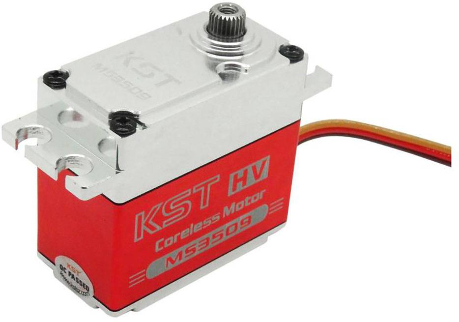 KST štandardné servo MS3509 Digital HV digitálne servo Materiál prevodovky: kov