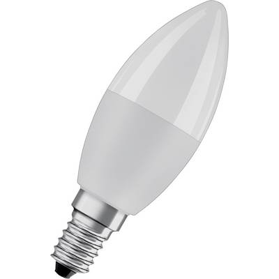 LED sviečková žiarovka so strieborným skrutkovým päticovým spojom, vhodná pre dekoratívne svietidlá. Vo farebnom prevedení biela.