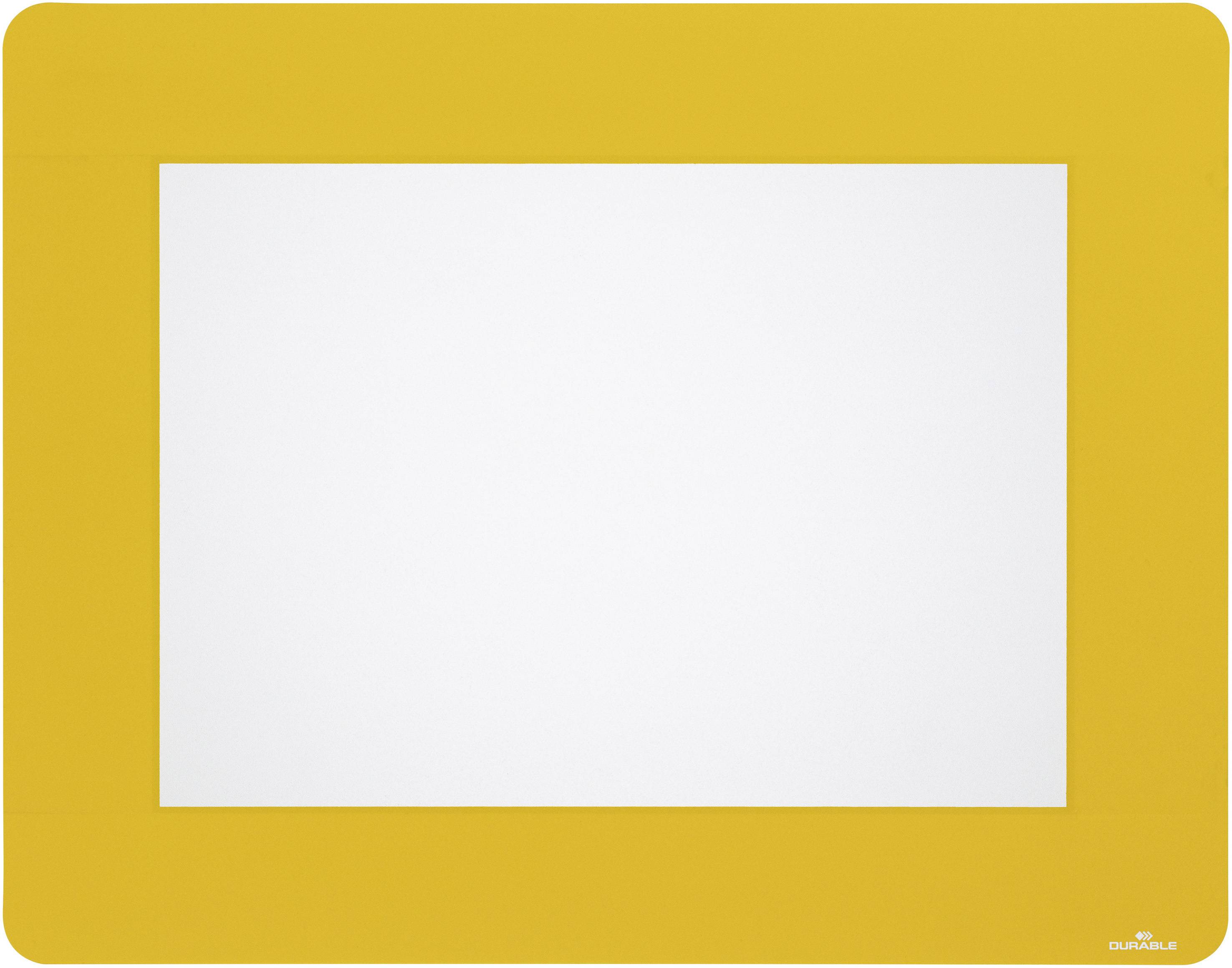 Durable 180804 Durable 180804 Fenêtre de marquage au sol A4, amovible jaune 10 pc(s) (L x l x H) 314 x 401 x 314 mm jaune 10 pc(s) (L x l x H) 314 x 401 x 314 3