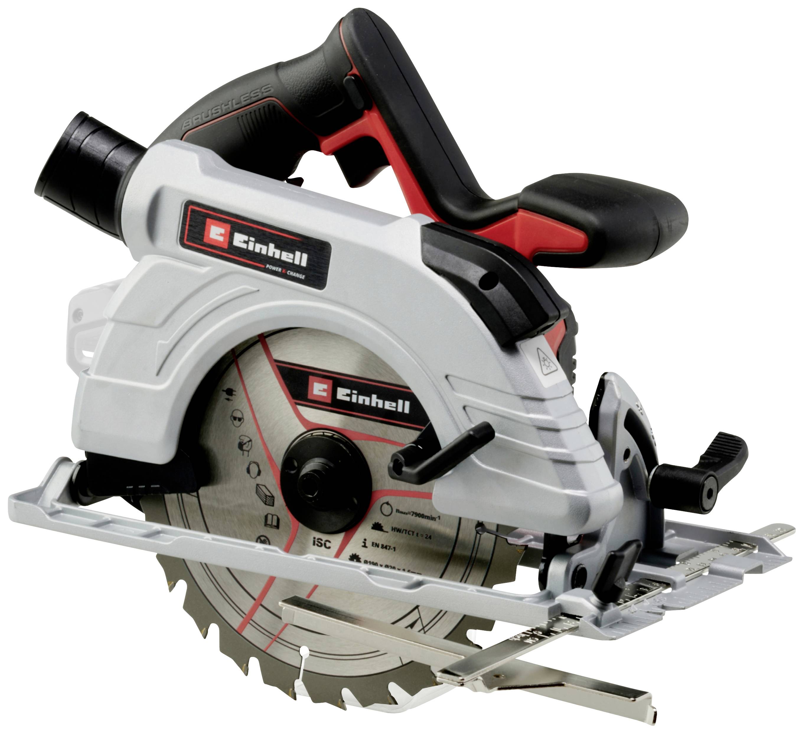 Einhell Professional TP-CS 18/190 Li BL - Solo Aku ručná kotúčová píla, max. řez 65 mm, bez kefiek, bez akumulátoru, bez