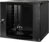 LogiLink W09F64B 19" nástenná rozvodná skriňa (š x v x h) 540 x 460 x 450 mm 9 U čiernosivá (RAL 7021)