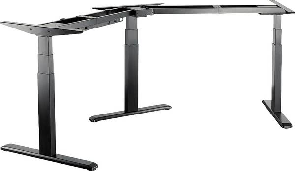 LogiLink konštrukcie písacieho stola pre prácu v sede aj v stoji EO0017 EO0017  (š x h) 181.5 cm x 62 cm čierna