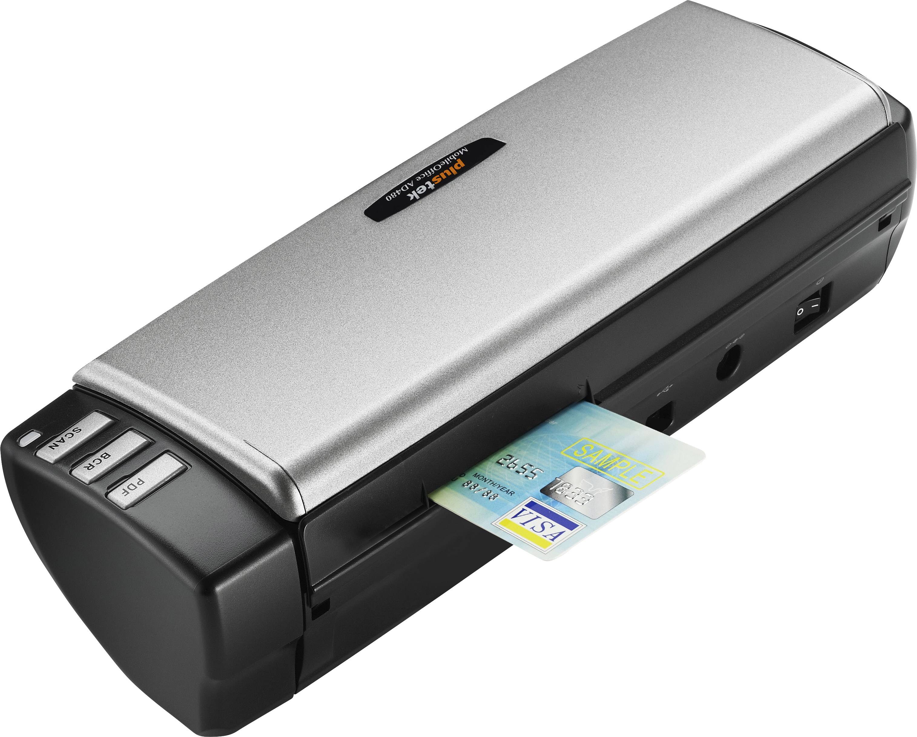 Plustek MobileOffice AD480 prenosný duplexný skener dokumentov 216 x 914 mm 600 x 600 dpi 20 str./min USB 2.0-4