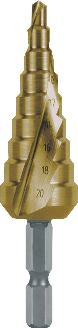 RUKO 101051TH Trinbor 4 - 20 mm HSS Samlet længde 81 mm TiN 1 stk