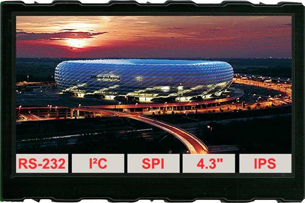 DISPLAY VISIONS LCD displej (š x v x h) 106.8 x 71 x 10.4 mm
