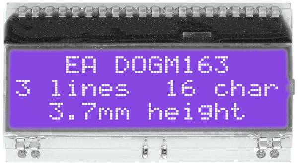 DISPLAY VISIONS 7-segmentový displej modrá 3.65 mm 3.3 V Počet číslic: 3