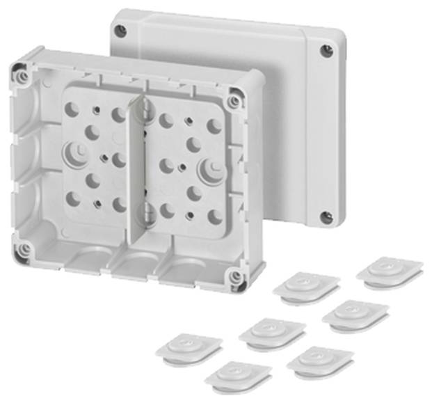Hensel 6000040 Scatola di derivazione senza alogeni, piombabile (L x L) 139 mm x 119 mm 1 pz.