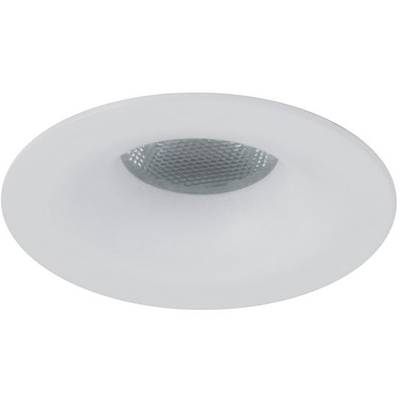 Okrúhle biele stropné LED svietidlo s centrálnou reflexnou plochou, určené pre modernú priestorovú ilumináciu.