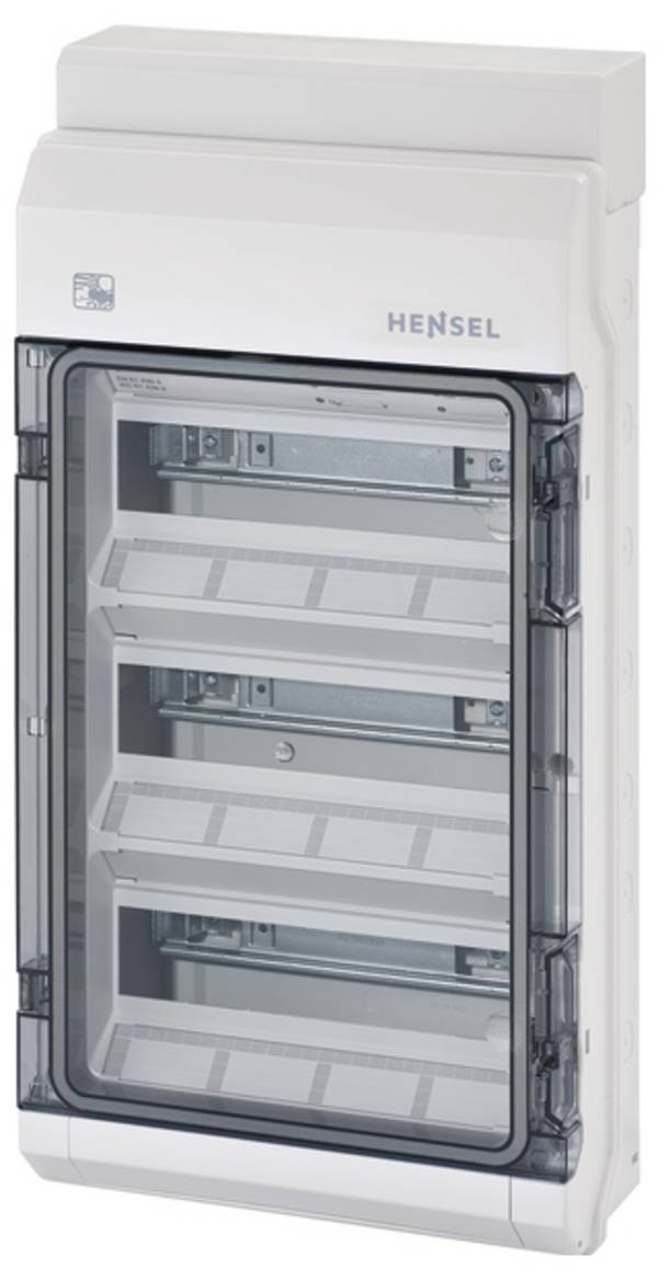 Hensel 61001106 KV PC 9336 malý rozvádzač na omietku Počet modulov (šírka) = 36 Počet riadkov = 3