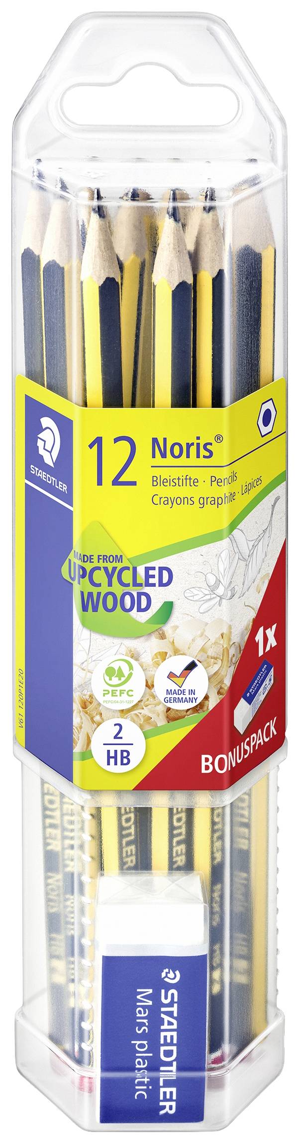 Staedtler Blyant Noris Hb – Høy Kvalitet, Brekkasjesikker (Sta61120p1, 1 Eske)