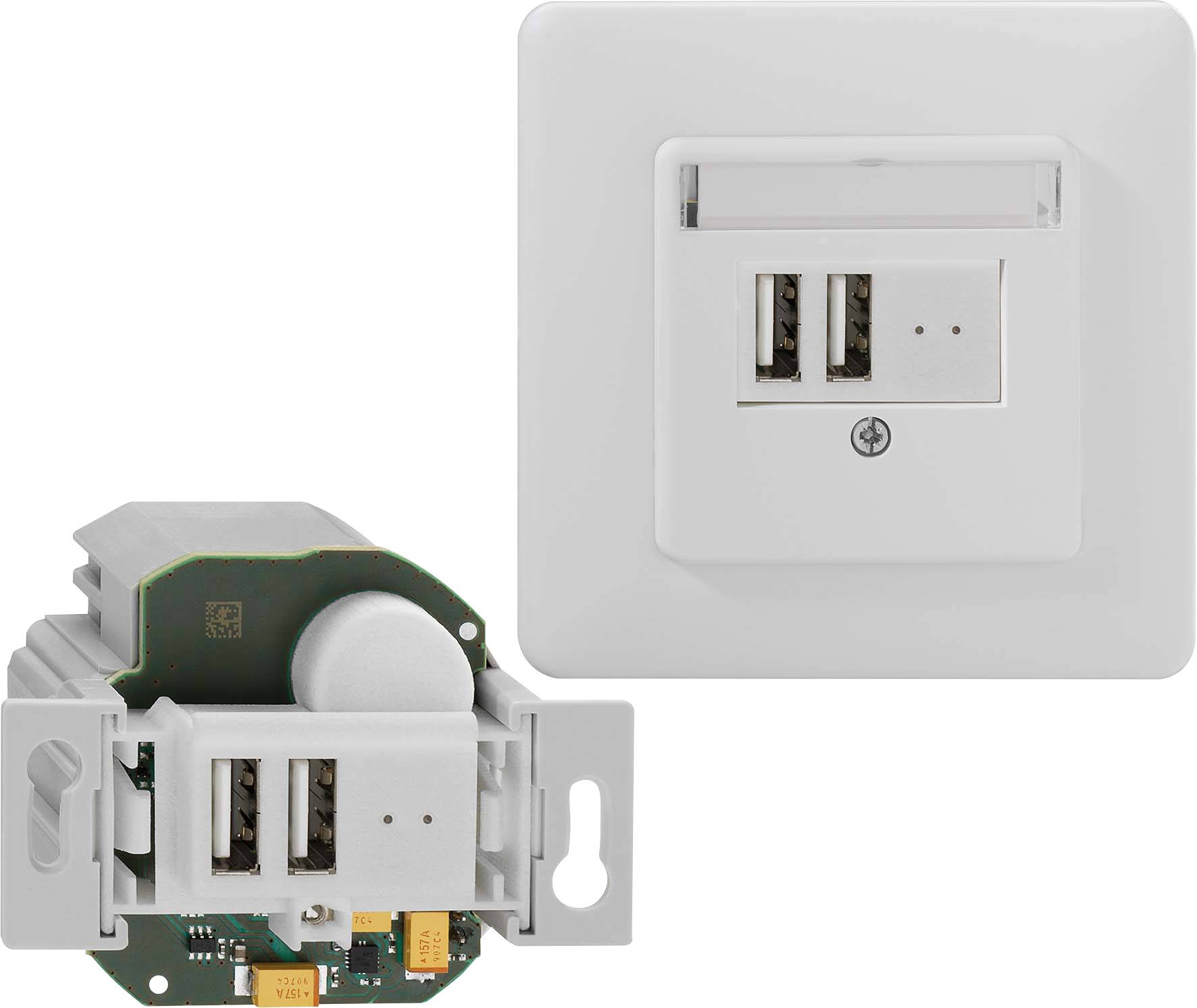 Rutenbeck SV USB 2xUp rw USB-oplader UP 2-voudig SV USB 2 x up 1 stuk(s) afbeelding