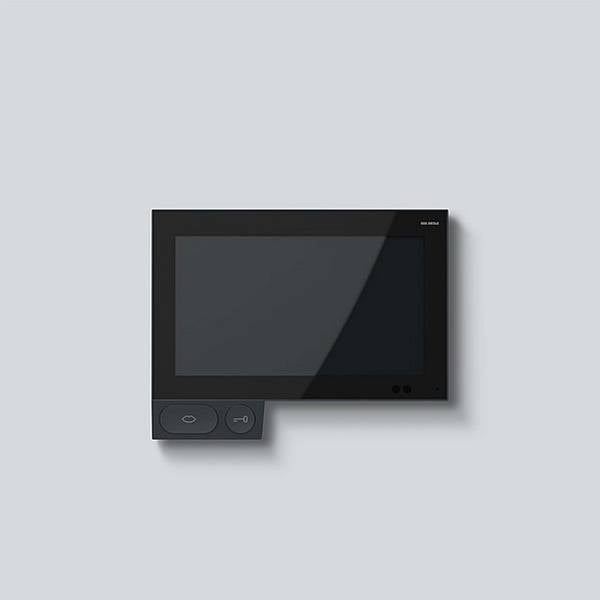 Siedle A 180-10 S LAN domové IP / video telefón čierna, 210006509-00