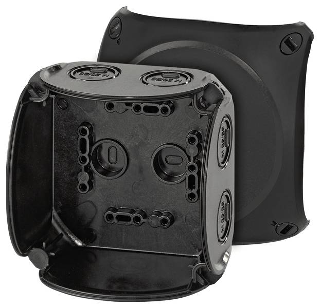 Hensel 62000046 Scatola di derivazione senza alogeni, piombabile, resistente alle intemperie (L x L) 104 mm x 104 mm 1 pz.