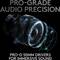 Presná audio kvalita pre profesionálne nároky. Pro-G 50 mm reproduktory pre intenzívny zvuk.