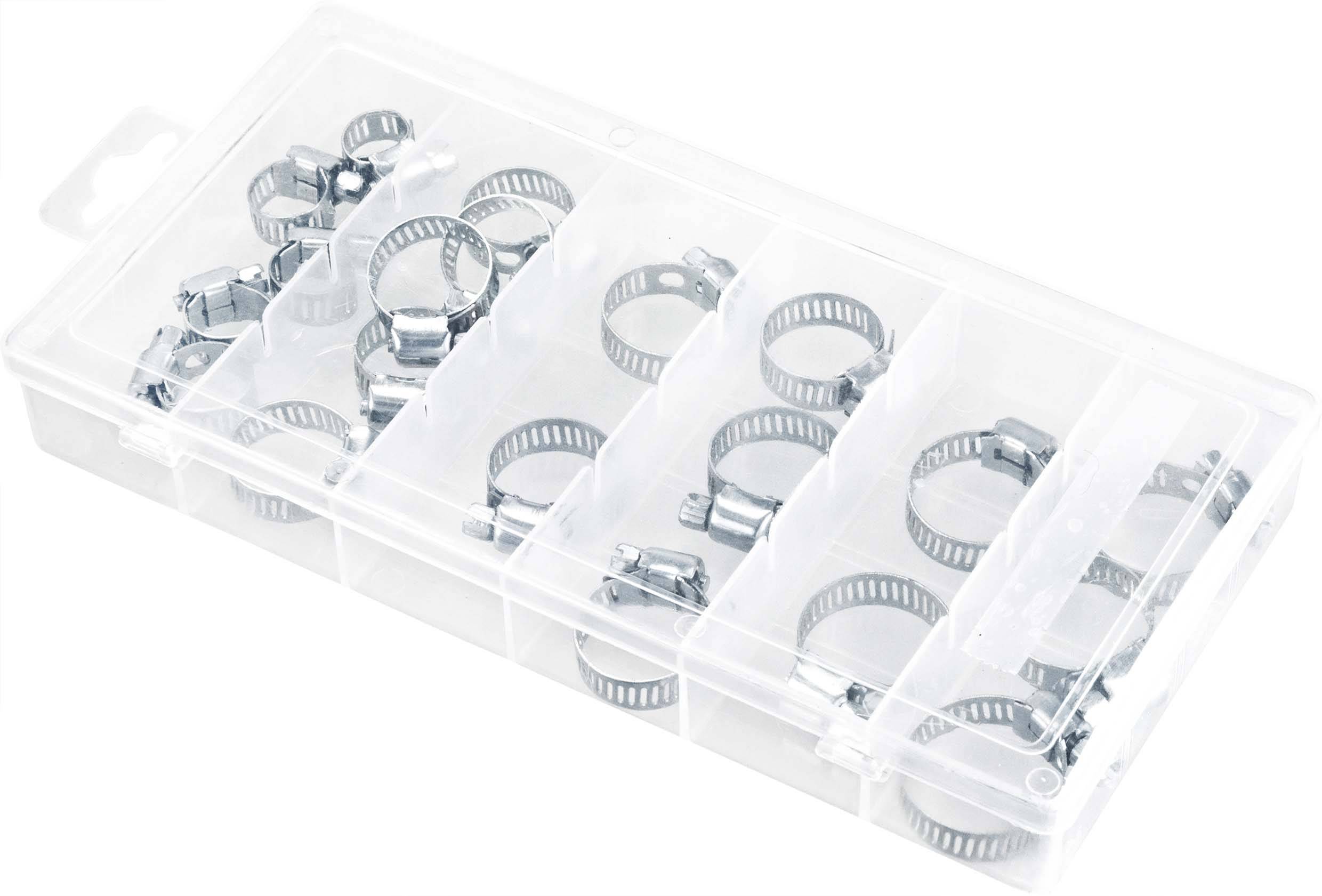 Basetech Slangklem 11-38 mm BT-2299052 Metaal 20 stuk(s) afbeelding