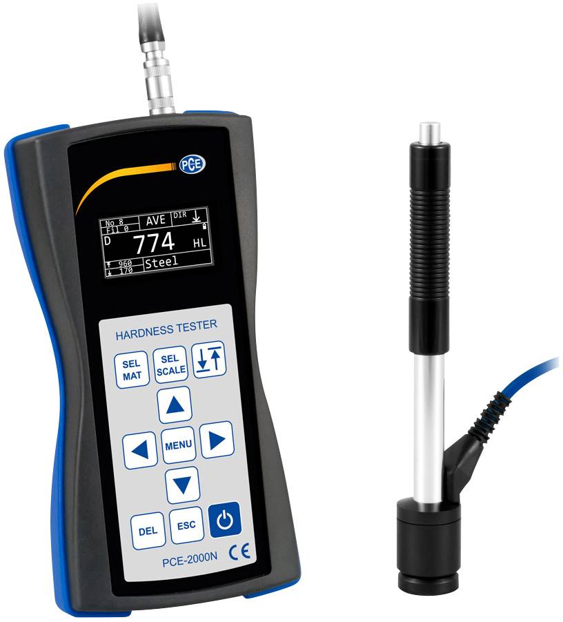 PCE Instruments Durometro Shore, Brinell, Vickers, Rockwell, Leeb