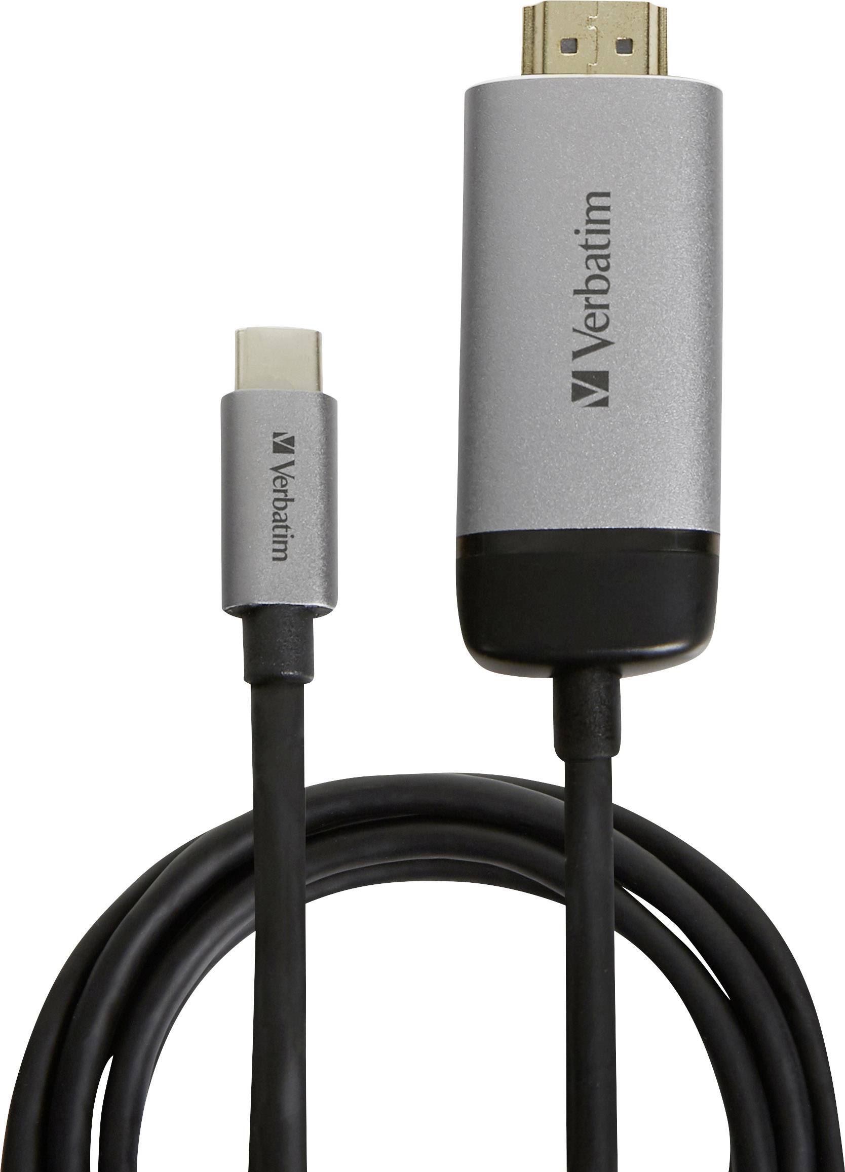 Verbatim USB-C® Cavo adattatore [1x spina USB-C® - 1x Spina HDMI] 49144 1.50 m
