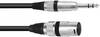 Omnitronic 3022075E XLR káblový adaptér [1x XLR zástrčka 3pólová - 1x jack zástrčka 6,3 mm (stereo)] 0.15 m čierna