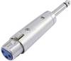 Omnitronic 30226400 XLR adaptér [1x XLR zásuvka 3pólová - 1x jack zástrčka 6,3 mm (mono)]
