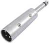 Omnitronic 30226450 XLR adaptér [1x XLR zástrčka 3pólová - 1x jack zástrčka 6,3 mm (mono)]