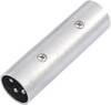 Omnitronic 30226570 XLR adaptér [1x XLR zástrčka 3pólová - 1x XLR zástrčka 3pólová]