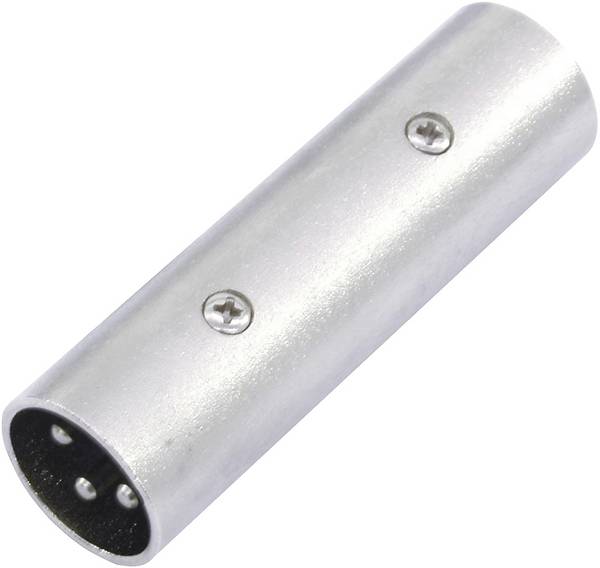 Omnitronic 30226570 XLR adaptér [1x XLR zástrčka 3pólová - 1x XLR zástrčka 3pólová]
