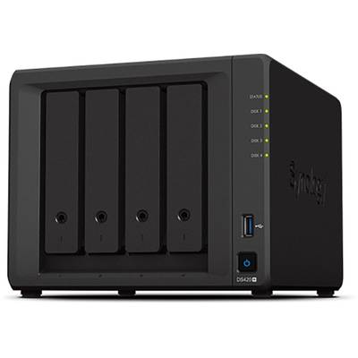 NAS server  repasované, stav veľmi dobrý 24 TB Synology DiskStation DS420+ 24 TB DS420+-24TB-FR vybavený 4x 6TB recertif
