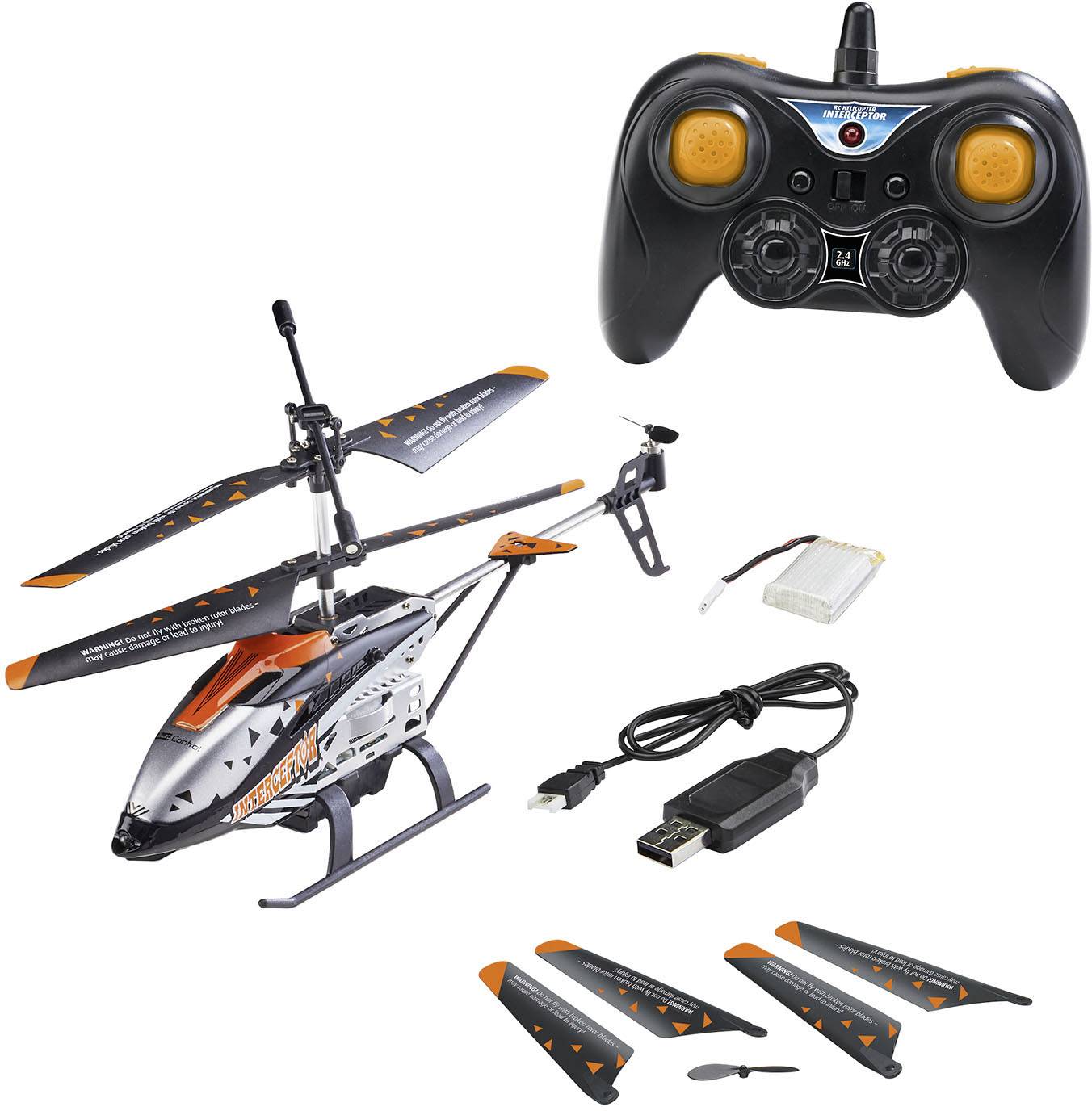 Revell Interceptor RC Helicopter Red/White/Black One Size 2