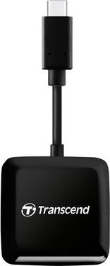 Transcend TS-RDC3 externá čítačka pamäťových kariet USB-C® čierna