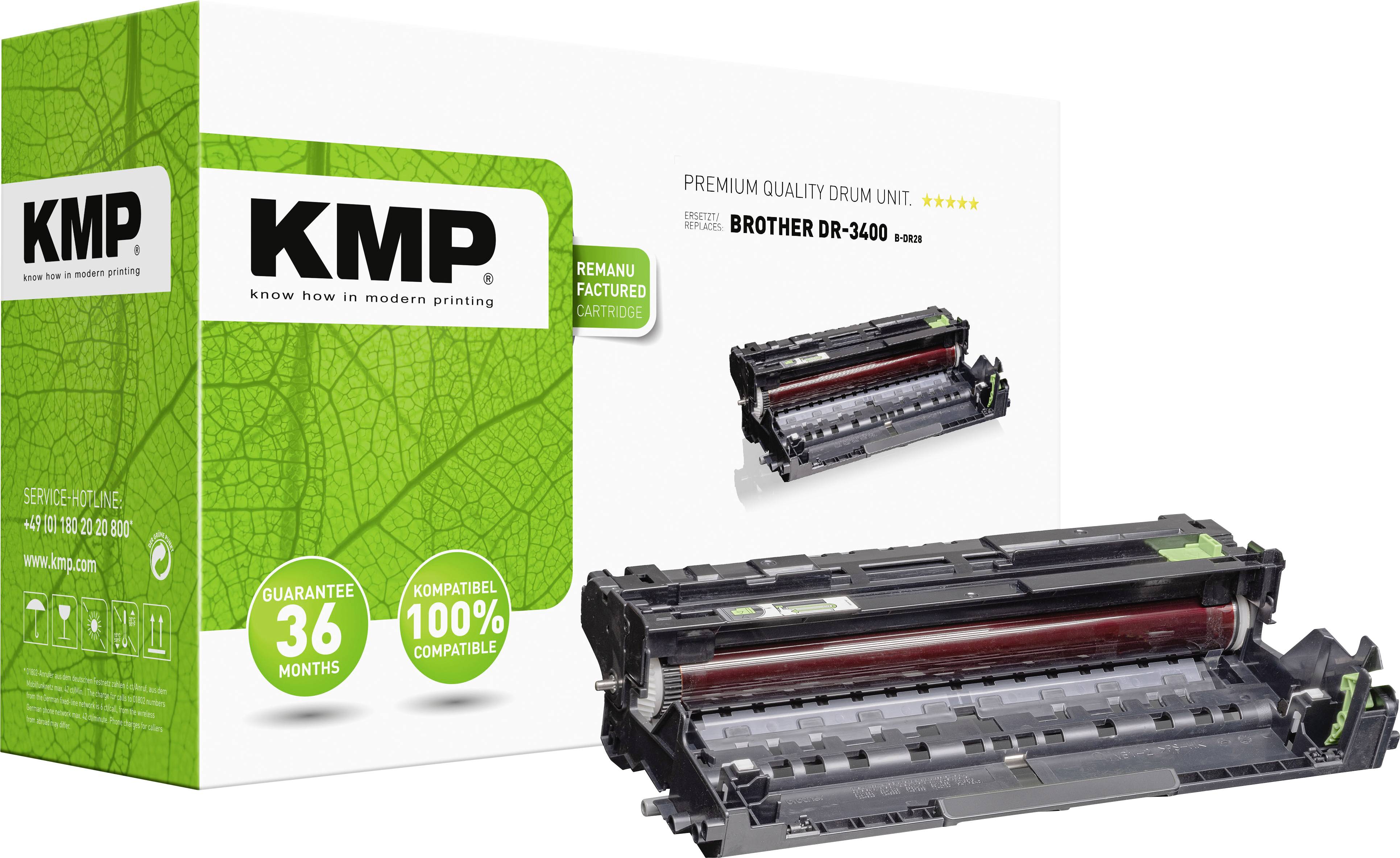 KMP Tamburo sostituisce Brother DR-3400 Compatibile Nero 52000 pagine B-DR28 1263,7000
