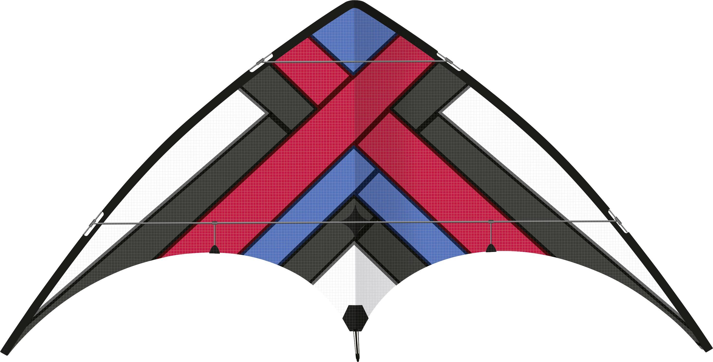 Günther Flugspiele Aquilone acrobatico LOOP XERO Larghezza estensione (dettaglio) 1600 mm Intensità del vento 4 - 6 bft