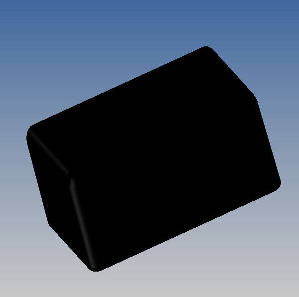 TEKO SR03.9 Universele behuizing 71.5 x 38.3 x 40.9 ABS Zwart 1 stuk(s) afbeelding