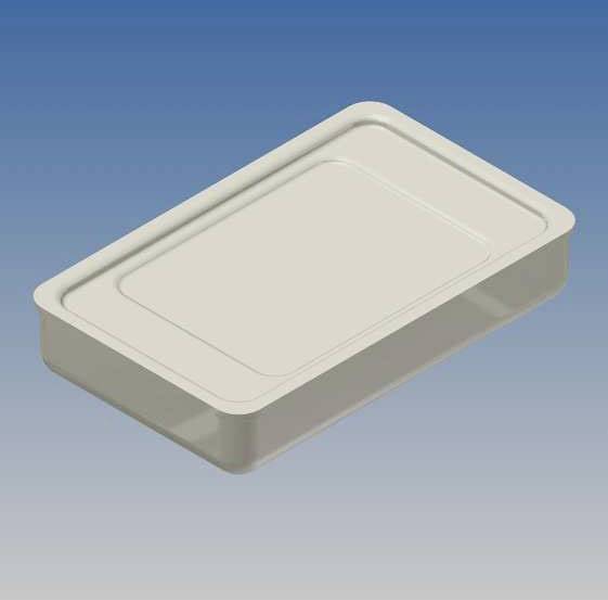 TEKO 433.15 univerzálne púzdro, (d x š x v) 50.5 x 31.5 x 9.5 mm, ocel, 1 ks