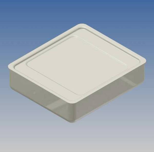 TEKO 445.15 univerzálne púzdro, (d x š x v) 50.5 x 44 x 13 mm, ocel, 1 ks