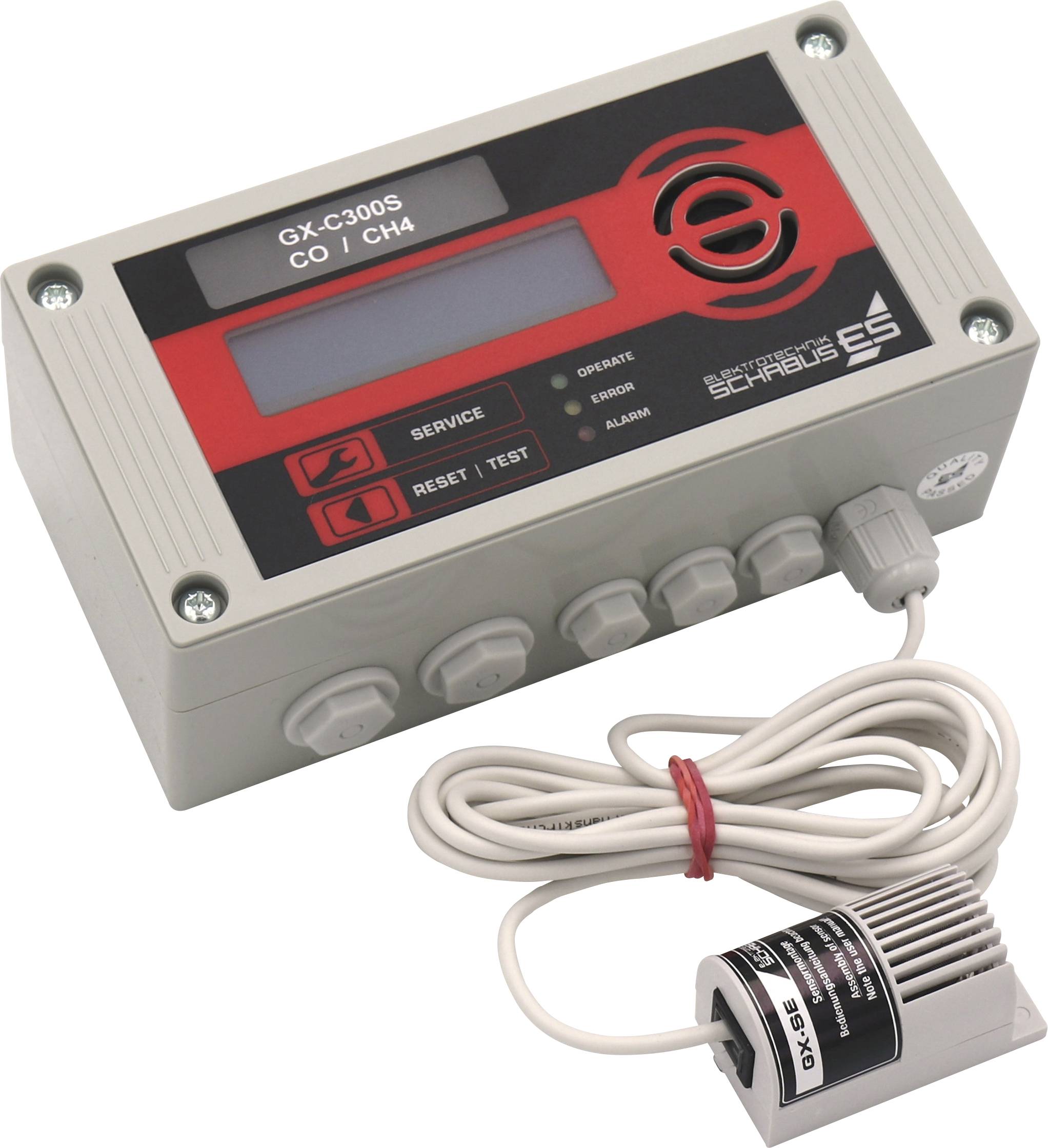 Schabus 300265 Rilevatore monossido di carbonio con sensore interno rete elettrica Rileva Monossido di carbonio