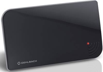 Oehlbach Scope Vision Antenna attiva piatta DVB-T/T2 Ambiente interno Nero