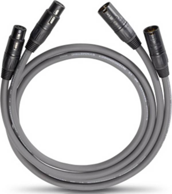 Oehlbach NF 14 Master X XLR prepojovací kábel [1x XLR zástrčka - 1x XLR zásuvka] 0.75 m antracitová