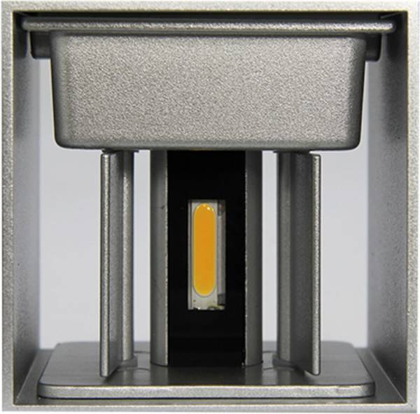 mlight  81-4028 LED vonkajšie nástenné osvetlenie   LED   6 W strieborná