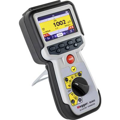 Digitálny ohmmeter s displejom na meranie elektrického odporu. Na obrazovke zobrazuje číselnú hodnotu a jednotky.