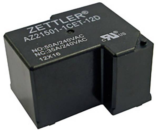 Zettler Electronics, AZ21501-1AET-24DF relé do DPS, monostabilný, 1 cievka, 30 V/DC, 300 V/AC, 50 A, 1 ks