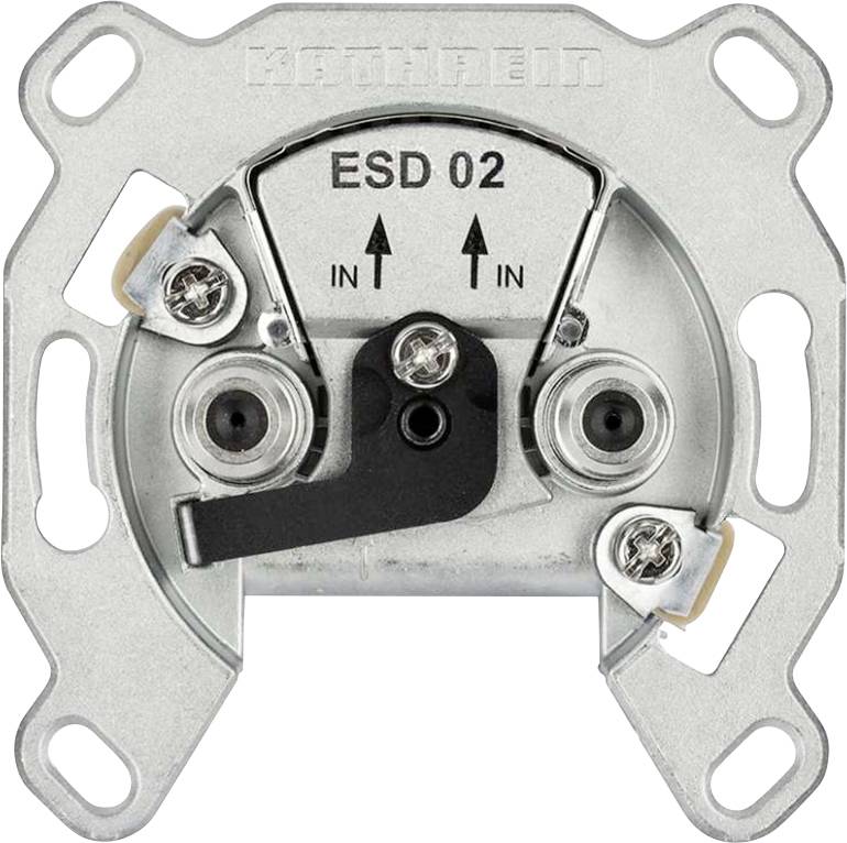 Kathrein ESD 02 Presa per antenna Onde ultracorte, SAT, TV, UHF, VHF Presa individuale