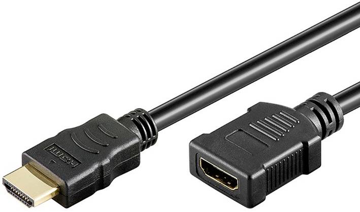 TECHly HDMI prepojovací kábel Zástrčka HDMI-A 7.50 m čierna ICOC-HDMI-4-EXT075 audio return channel HDMI kábel-0