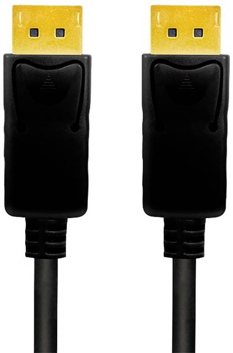 TECHly DisplayPort prepojovací kábel Konektor DisplayPort 3.00 m čierna ICOC-DSP-A14-030NT USB kábel-1