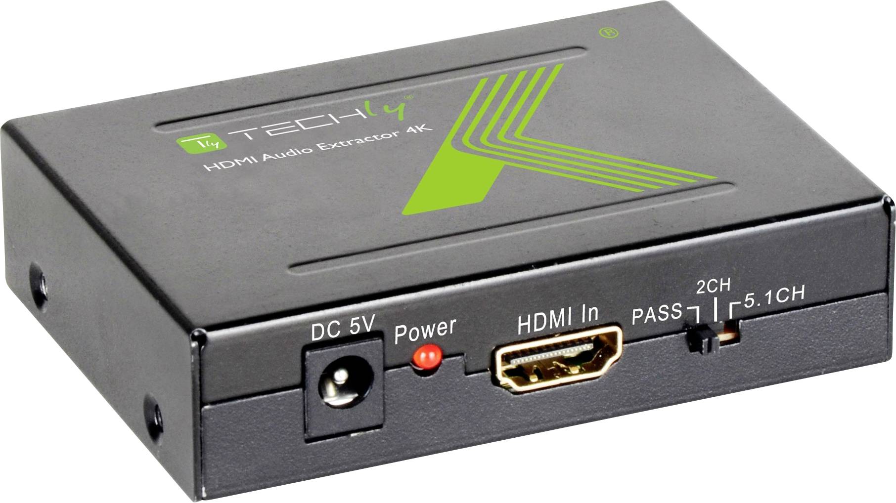 TECHly AV konvertor IDATA-HDMI-EA [HDMI, Toslink, cinch - HDMI, Toslink] 1920 x 1080 Pixel, 1280 x 720 Pixel, 704 x 576 -0