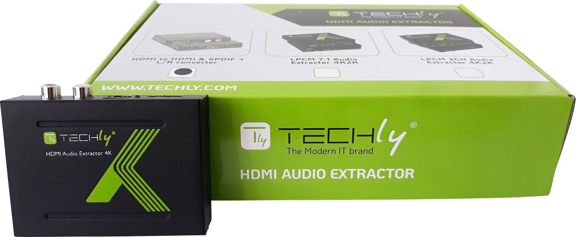 TECHly AV konvertor IDATA-HDMI-EA [HDMI, Toslink, cinch - HDMI, Toslink] 1920 x 1080 Pixel, 1280 x 720 Pixel, 704 x 576 -6